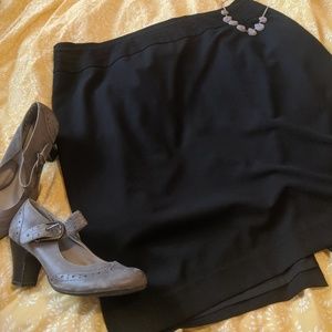 Timeless black pencil skirt - new without tags!